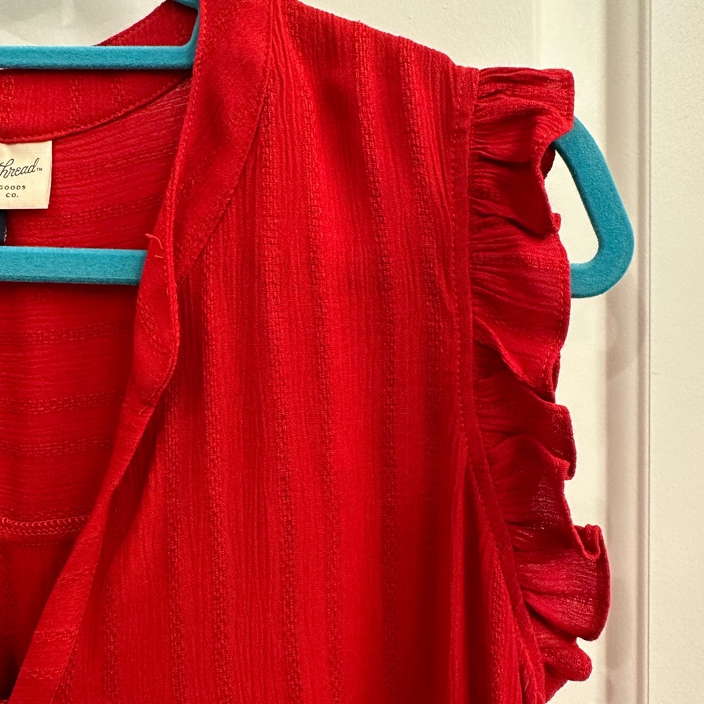 Red blouse from Universal Thread - Picture 3 of 5